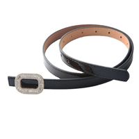 Elegant Solid Color Pu Leather Alloy Women's Leather Belts 1 Piece main image 2
