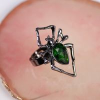 1 Piece Punk Insect Alloy Inlay Zircon Unisex Open Ring main image 2