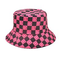 Unisex Fashion Smiley Face Wide Eaves Bucket Hat sku image 4