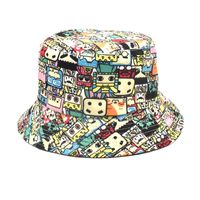 Unisex Retro Color Block Bucket Hat sku image 2