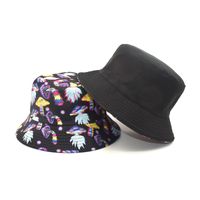 Women's Fashion Mushroom Printing Wide Eaves Bucket Hat main image 4