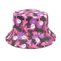 Women's Fashion Mushroom Printing Wide Eaves Bucket Hat sku image 2