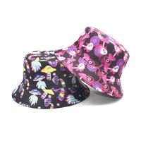 Women's Fashion Mushroom Printing Wide Eaves Bucket Hat main image 2
