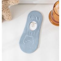 Women's Simple Style Bear Cotton Printing Ankle Socks A Pair sku image 7