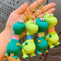 Cartoon Style Dinosaur Pvc Unisex Bag Pendant Keychain main image 2