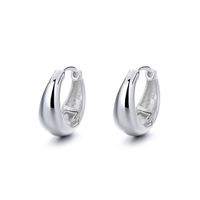 1 Pair Simple Style U Shape Sterling Silver Earrings main image 4