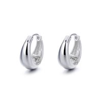 1 Pair Simple Style U Shape Sterling Silver Earrings sku image 1