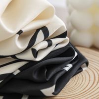 Women's Retro Stripe Polyester Silk Scarves main image 4