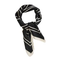 Women's Retro Stripe Polyester Silk Scarves main image 2