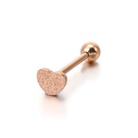 1 Piece Fashion Heart Shape Stainless Steel Plating Tongue Nail main image 3