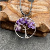 1 Piece Korean Style Tree Natural Stone Plating Necklace sku image 5