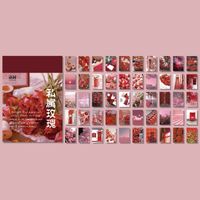 Libro De Pegatinas De Papel Japonés, Serie Fuqi, Cuaderno De Paisaje, Decoración De Material De Bricolaje, 6 Modelos Transfronterizos De sku image 1