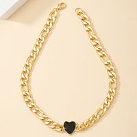 1 Piece Fashion Heart Shape Alloy Plating Women's Necklace sku image 1