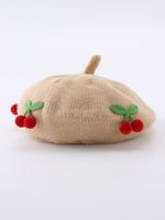 Children Unisex Cute Cherry Beret Hat sku image 4