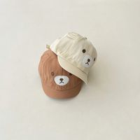 Children Unisex Cute Bear Embroidery Baseball Cap main image 1