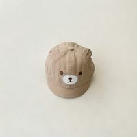 Children Unisex Cute Bear Embroidery Baseball Cap sku image 2