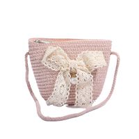 Mujeres Mini Sorbete Flor Nudo De Lazo Moda Balde Cremallera Bolsa De Hombro Bolso Bolso Bandolera main image 4