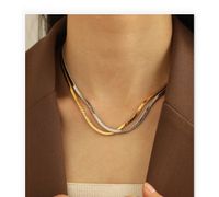 Fashion Geometric Brass Plating Necklace main image 3