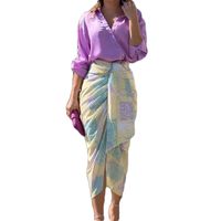 Women's Elegant Abstract Polyester Printing Skirt Sets main image 3