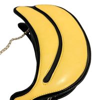 Women's Small Pu Leather Banana Fashion Dumpling Shape Zipper Crossbody Bag main image 6