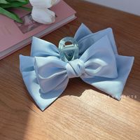 Women's Sweet Bow Knot Arylic Cloth Hair Claws sku image 4