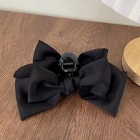 Women's Sweet Bow Knot Arylic Cloth Hair Claws sku image 1