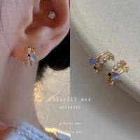 1 Pair Fashion Geometric Alloy Stoving Varnish Women's Earrings sku image 21