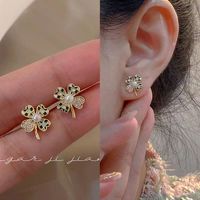 1 Pair Fashion Geometric Alloy Stoving Varnish Women's Earrings sku image 36