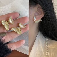 1 Pair Fashion Geometric Alloy Stoving Varnish Women's Earrings sku image 26