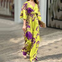 Women's Daily Fashion Flower Full Length Printing Jumpsuits main image 2