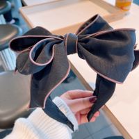 Women's Simple Style Bow Knot Cloth Braid Hair Band sku image 1
