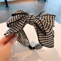 Women's Simple Style Bow Knot Cloth Braid Hair Band sku image 2