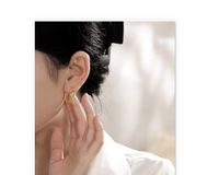 1 Pair Fashion Geometric Copper Plating Zircon Earrings main image 3