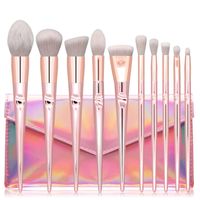 Fashion Artificial Fiber Plastic Handgrip Makeup Brushes 1 Set main image 1