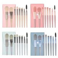 Fashion Artificial Fiber Wooden Handle Makeup Brushes 1 Set main image 4