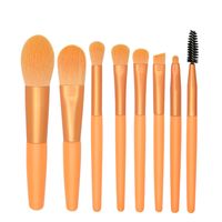 Fashion Artificial Fiber Wooden Handle Makeup Brushes 1 Set sku image 4