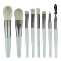 Fashion Artificial Fiber Wooden Handle Makeup Brushes 1 Set sku image 2