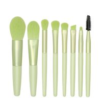 Fashion Artificial Fiber Wooden Handle Makeup Brushes 1 Set sku image 6