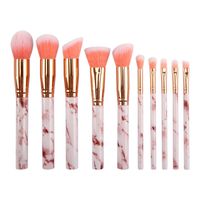 Fashion Artificial Fiber Plastic Plastic Handgrip Makeup Brushes 1 Set sku image 8