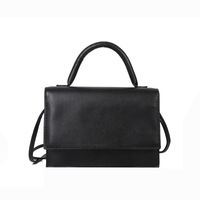Women's Small All Seasons Pu Leather Solid Color Streetwear Square Flip Cover Handbag main image 5