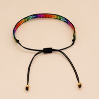 1 Pièce Bohémien Coloré Verre Verre Corde Femmes Bracelets main image 4