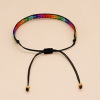 1 Piece Bohemian Colorful Glass Glass Rope Women's Bracelets main image 4