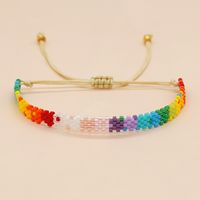 1 Piece Bohemian Colorful Glass Glass Rope Women's Bracelets sku image 18