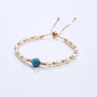 Fashion Geometric Beaded Freshwater Pearl Bracelets 1 Piece sku image 6