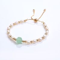 Fashion Geometric Beaded Freshwater Pearl Bracelets 1 Piece sku image 4