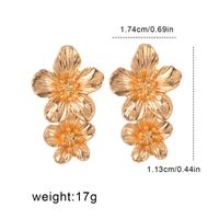 1 Pair Fashion Flower Alloy Drop Earrings main image 6
