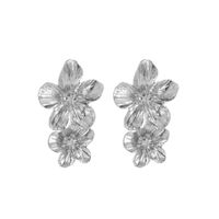 1 Pair Fashion Flower Alloy Drop Earrings main image 2