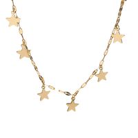 1 Pièce Mode Star Alliage Patchwork Incruster Strass Femmes Collier main image 2