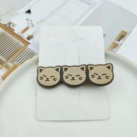 Cartoon Style Cat Acetic Acid Sheets Handmade Hair Clip 1 Piece sku image 5