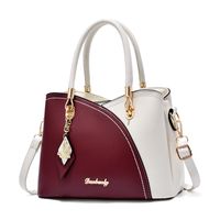 Women's Large All Seasons Pu Leather Solid Color Fashion Square Zipper Handbag sku image 3